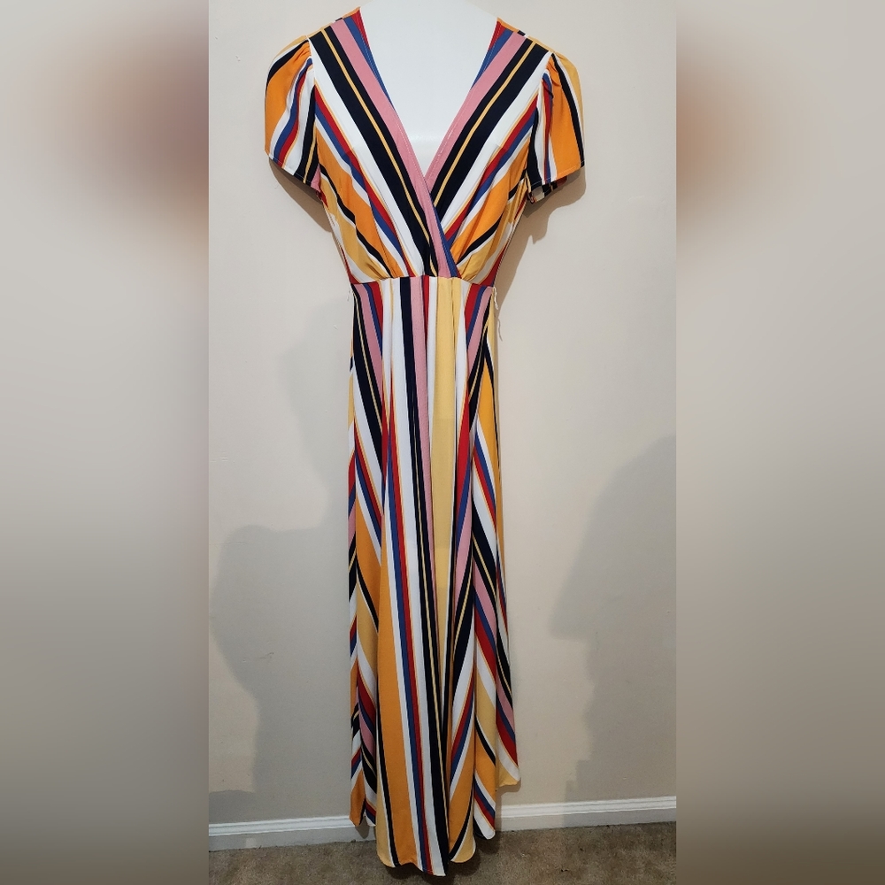 Short sleeve maxi dress